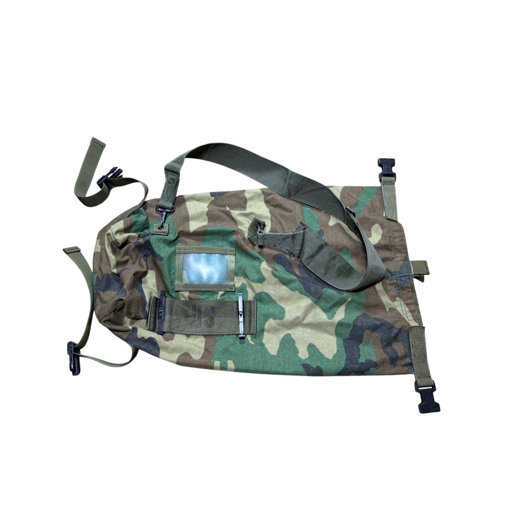 US Military Woodland Camo Laundry Bag Duffel M81 Tactical Surplus Gear